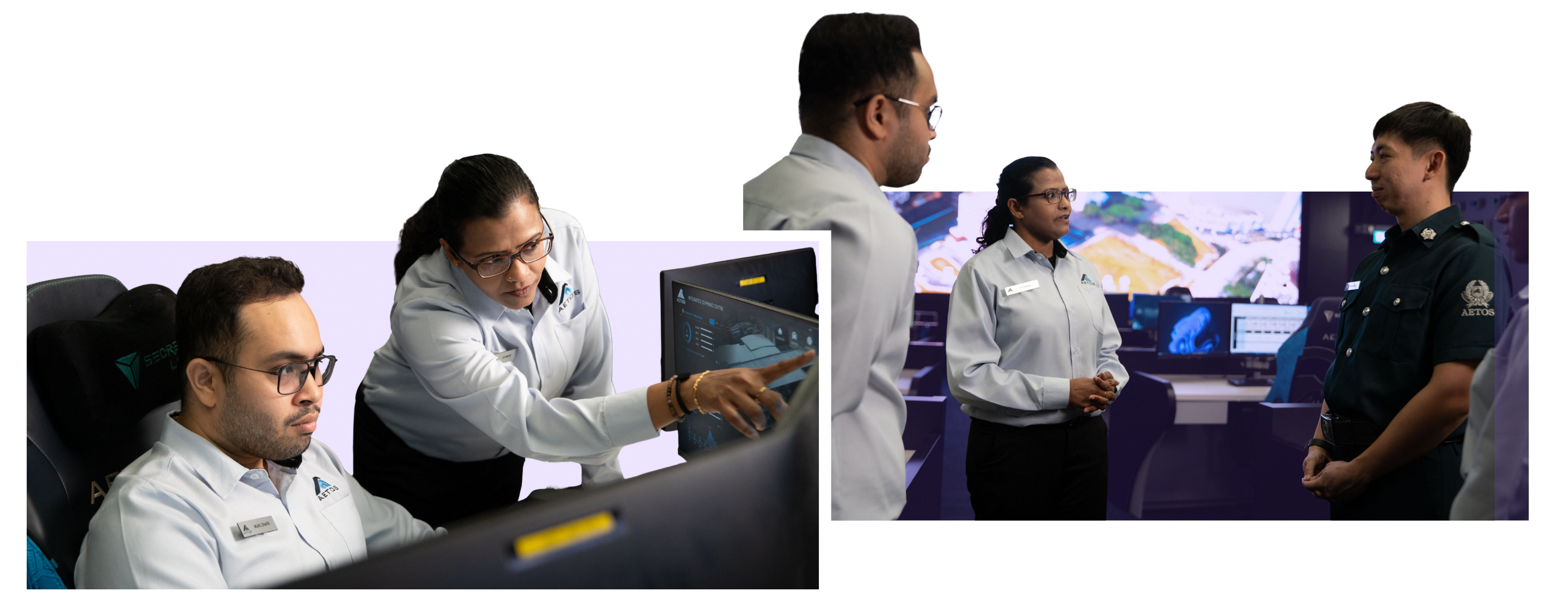 Photos of Siva at work